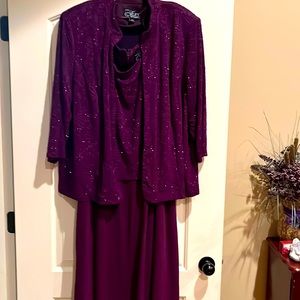 Alex Evening Dress Deep Purple
